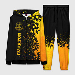 Женский 3D-костюм Everton - gold gradient по-вертикали, цвет: 3D-черный