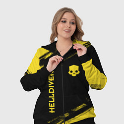 Женский 3D-костюм Helldivers: Skull Logo, цвет: 3D-черный — фото 2