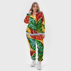 Женский 3D-костюм Яркая мозаика с разноцветным абстрактным узором и, цвет: 3D-меланж — фото 2