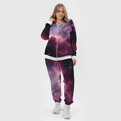 Женский 3D-костюм Абстрактный космос фантастика, цвет: 3D-белый — фото 2