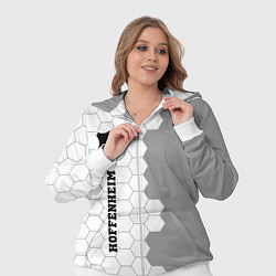 Женский 3D-костюм Hoffenheim sport на светлом фоне по-вертикали, цвет: 3D-белый — фото 2