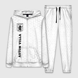 Женский 3D-костюм Aston Villa sport на светлом фоне по-вертикали, цвет: 3D-белый