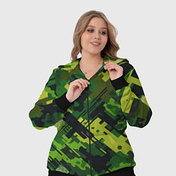 Женский 3D-костюм Camouflage - pattern ai art, цвет: 3D-черный — фото 2