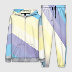 Женский 3D-костюм Паттерн цветные волны - color waves, цвет: 3D-меланж