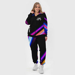 Женский 3D-костюм Arctic Monkeys neon rock lights, цвет: 3D-черный — фото 2