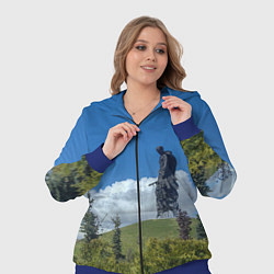 Женский 3D-костюм Мемориал Советскому Солдату во Ржеве, цвет: 3D-синий — фото 2