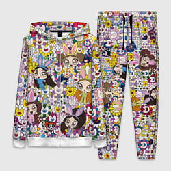 Женский костюм Right now NewJeans and Takashi Murakami