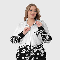 Женский 3D-костюм Металика черепа рок, цвет: 3D-черный — фото 2
