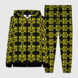 Женский 3D-костюм One piece pirate king pattern, цвет: 3D-черный