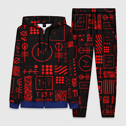 Женский костюм Twenty one pilots pattern rock