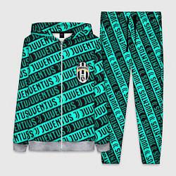 Женский костюм Juventus pattern logo steel