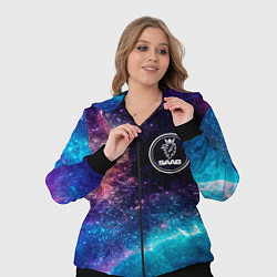 Женский 3D-костюм Saab space auto, цвет: 3D-черный — фото 2