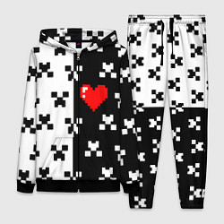 Женский костюм Minecraft pattern love