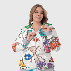 Женский 3D-костюм Детский принт, цвет: 3D-меланж — фото 2