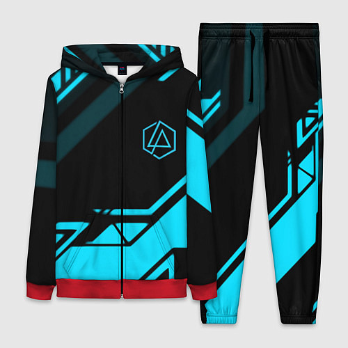 Женский костюм Linkin park geometry / 3D-Красный – фото 1
