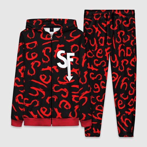 Женский костюм Sally Face roglike game / 3D-Красный – фото 1