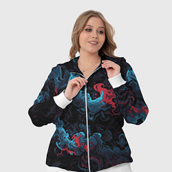 Женский 3D-костюм Цветные клубы дыма, цвет: 3D-белый — фото 2