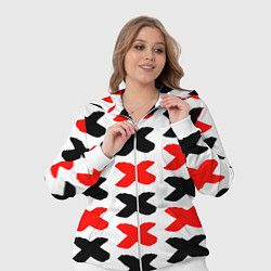 Женский 3D-костюм Крестики, цвет: 3D-белый — фото 2