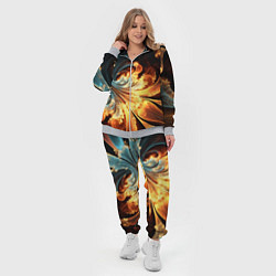 Женский 3D-костюм Абстрактный фрактал, цвет: 3D-меланж — фото 2