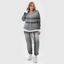 Женский 3D-костюм Honda metal, цвет: 3D-белый — фото 2