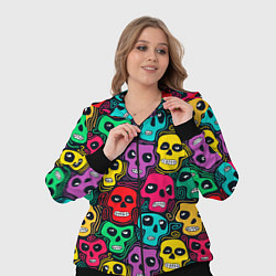 Женский 3D-костюм Черепной паттерн, цвет: 3D-черный — фото 2