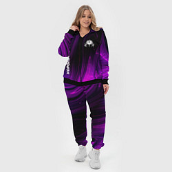 Женский 3D-костюм Король и Шут violet plasma, цвет: 3D-черный — фото 2
