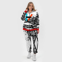Женский 3D-костюм Twenty one pilots rock, цвет: 3D-красный — фото 2