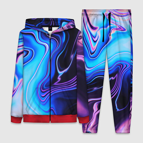 Женский костюм Abrupt neon colors / 3D-Красный – фото 1