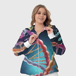 Женский 3D-костюм Разноцветный ДНК, цвет: 3D-белый — фото 2