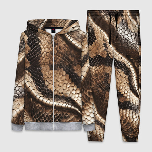 Женский костюм Красивая змеиная кожа / 3D-Меланж – фото 1