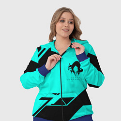 Женский 3D-костюм Deathstranding geometry, цвет: 3D-синий — фото 2