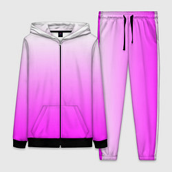 Женский 3D-костюм Gradient color pink, цвет: 3D-черный