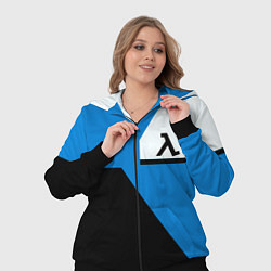 Женский 3D-костюм Half life geometry steel valve, цвет: 3D-черный — фото 2