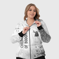 Женский 3D-костюм Children of Bodom - white gradient вертикально, цвет: 3D-черный — фото 2