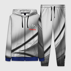 Женский 3D-костюм Toyota texrure grey, цвет: 3D-синий