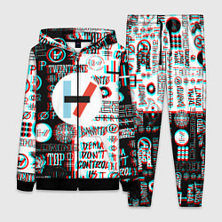 Женский костюм Twenty one pilots glitch pattern