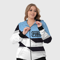 Женский 3D-костюм PUBG geometry steel, цвет: 3D-черный — фото 2