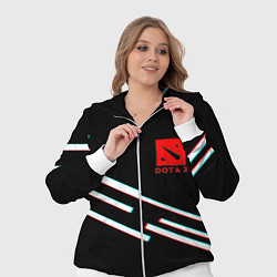 Женский 3D-костюм DOTA2 lines, цвет: 3D-белый — фото 2