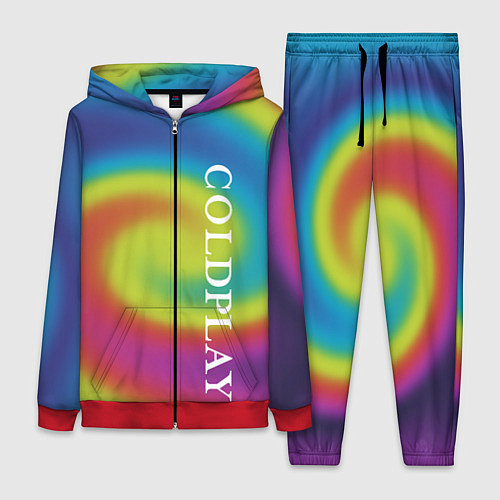 Женский костюм Coldplay moon music album / 3D-Красный – фото 1