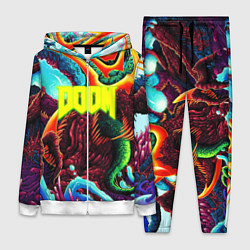 Женский 3D-костюм Doom monster mars, цвет: 3D-белый