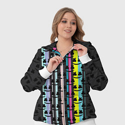 Женский 3D-костюм Marshmello dj pattern line, цвет: 3D-белый — фото 2