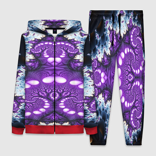 Женский костюм Абстрактная иллюзия текстура / 3D-Красный – фото 1