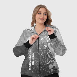 Женский 3D-костюм Manchester United - grey gradient по-вертикали, цвет: 3D-черный — фото 2