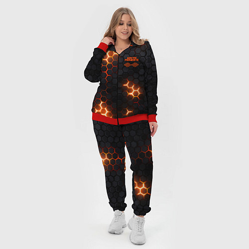 Женский костюм Arctic Monkeys - плиты с подсветкой / 3D-Красный – фото 4