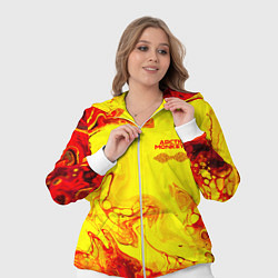 Женский 3D-костюм Arctic Monkeys - ядовитые подтеки, цвет: 3D-белый — фото 2