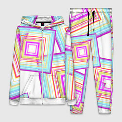 Женский костюм Абстрактные квадраты