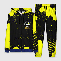 Женский 3D-костюм Opel auto hexagon steel, цвет: 3D-синий