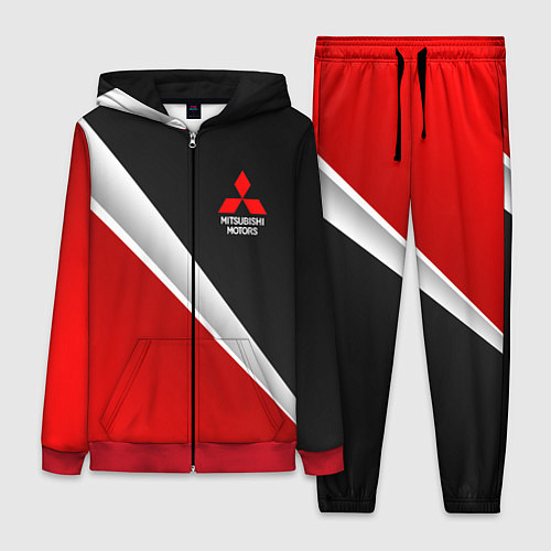Женский костюм Mitsubishi - черный и красный / 3D-Красный – фото 1