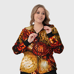 Женский 3D-костюм Новогоднее ёлочное украшение, цвет: 3D-черный — фото 2