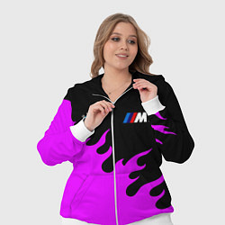 Женский 3D-костюм BMW flame, цвет: 3D-белый — фото 2